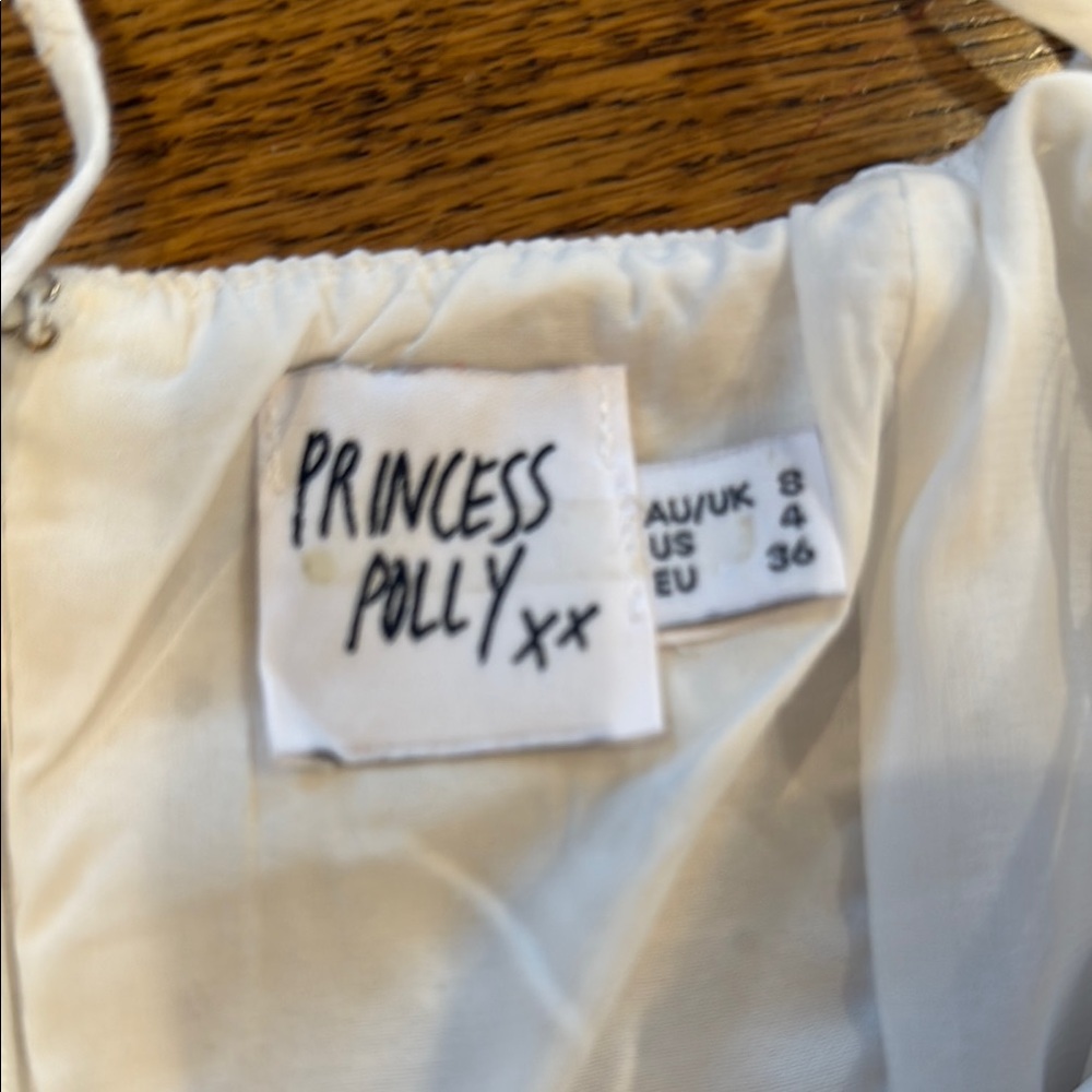 Princess Polly Mckilah Mini Dress White size 4 - Picture 2 of 6